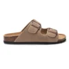 Kidmi Damen Herren Sandalen Kissen Fußbett Outdoor Verstellbare Schnalle Kork Fußbett Rutschen für Sandalen mit bequemer Fußgewölbeunterstützung 3
