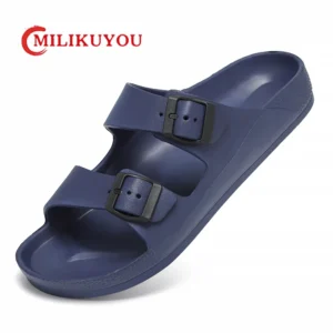 Sommer Einstellbare Weiche Marke Männer Hausschuhe Frauen Flache EVA Slipper Leichte Original Männer Flip-flop Unisex Sandalen Schuhe 36-46