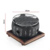 Tragbare Japanischen Bbq Grill Korean Carbon Grill Grills Aluminium Legierung Indoor Outdoor Bbq Herd Grill Werkzeuge holzkohle grill 3