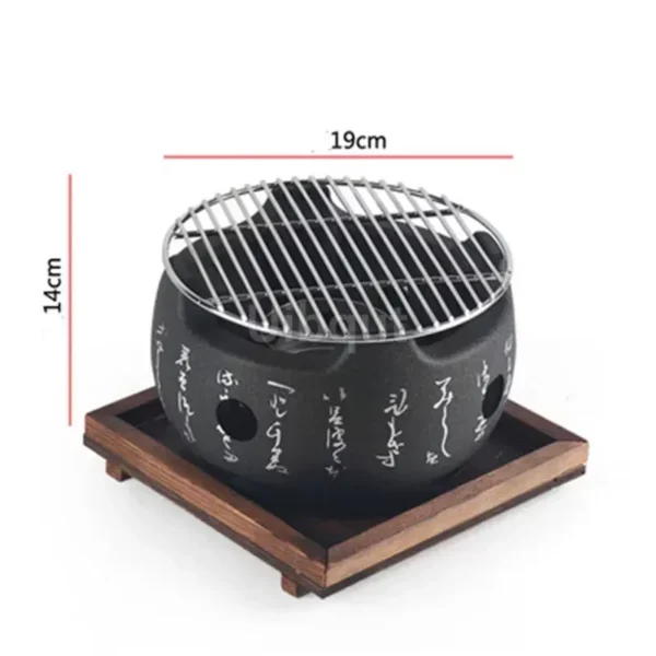 Tragbare Japanischen Bbq Grill Korean Carbon Grill Grills Aluminium Legierung Indoor Outdoor Bbq Herd Grill Werkzeuge holzkohle grill 3