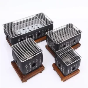 Tragbare Japanischen Bbq Grill Korean Carbon Grill Grills Aluminium Legierung Indoor Outdoor Bbq Herd Grill Werkzeuge holzkohle grill