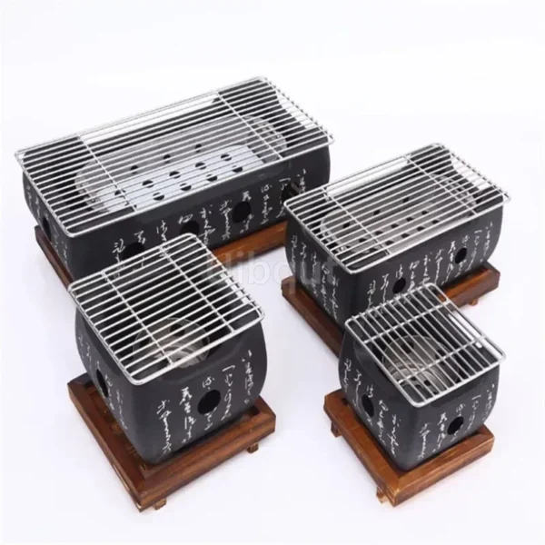 Tragbare Japanischen Bbq Grill Korean Carbon Grill Grills Aluminium Legierung Indoor Outdoor Bbq Herd Grill Werkzeuge holzkohle grill