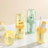 Reise-Mundwasserbecher, Bürstenbecher, Zahnbürste, Zahnbürstenbecher, KINDER-Set, tragbare Wasch- und Zahnpasta-Aufbewahrung zu Hause 3