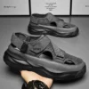Herren neue atmungsaktive dünne Schuhe Mode Herren lässige Sandalen Outdoor rutsch feste Strands andalen männliche Plattform Sandal ias