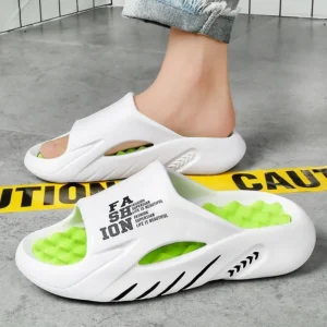 Neue Sommer Mann Massage Hausschuhe 2023 Indoor Outdoor Sandalen Strand Casual Schuhe Weichen Boden Hausschuhe Männlichen Flip-Flops Herren Sandalen