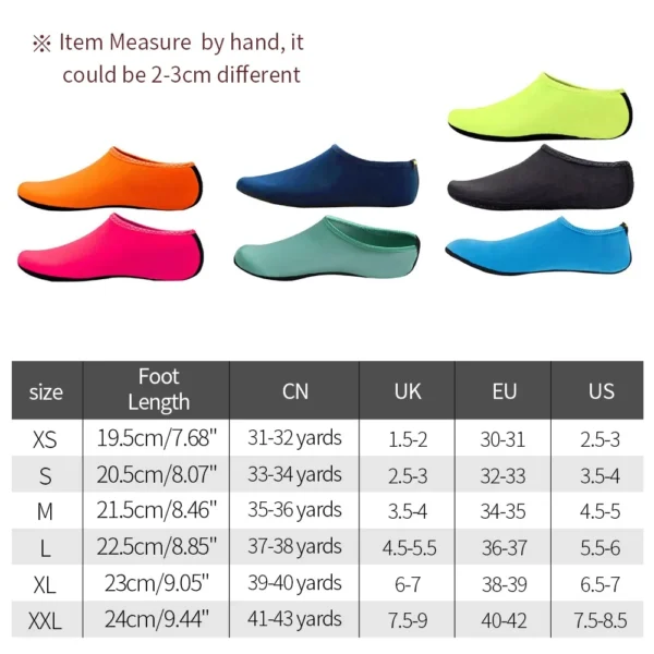 Strand Sneaker Socken Frauen Strand Wasser Schuhe Mann Barfuß Yoga Schuhe Schnell Trocknend Surfen Schwimmen Schuhe Barfuß Wasser Haut socke 6