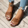 Trendige Damen-Slides-Schuhe, flache Sommer-Luxus-Flip-Flops, Outdoor-Strandsandalen mit rutschfester Sohle 3