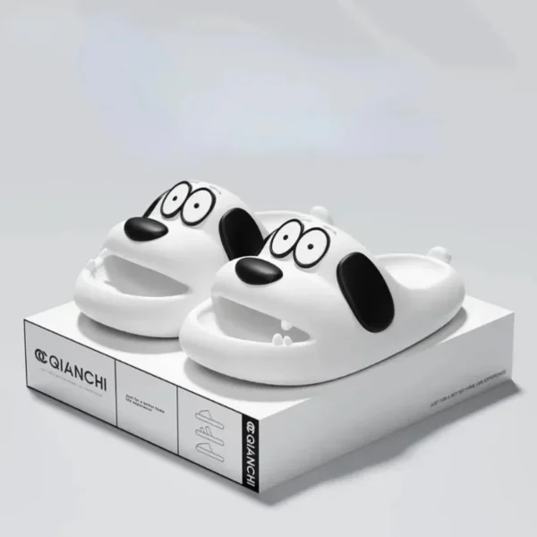 Home Cloud Slipper Frau Hund Welpe Sandale Lustige Flip-Flops Cartoon Weicher Strand Rutschfester Hausschuh Niedliche Plattform Weibliche Slides 6