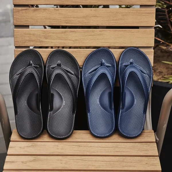 Sommer Coole Damen-Flip-Flops, superleicht, für den Außenbereich, weiche Sohle, rutschfest, lässig, Damen-Hausschuhe, Paar, flache EVA-Sandalen 6