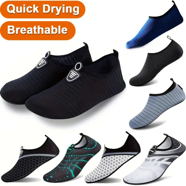 Schnell trocknende Wasserschuhe, rutschfeste Creek-Schuhe, Sommer-Aqua-Strandsandale, flacher Schuh, Seaside-Slipper für Männer und Frauen, Creek-Schuh
