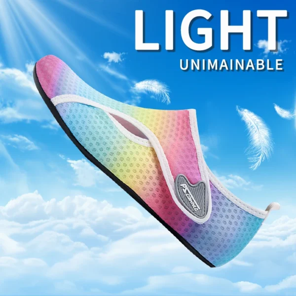 Wassersportschuhe Barfuß Schnelltrocknende Aqua Yoga Socken Slip-on für Männer Frauen 2