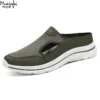 Sommerhausschuhe für Herren, atmungsaktiv, Freizeitschuhe, weich gepolstert, Papa-Schuhe, leichte Herrenschuhe, kostenloser Versand 2