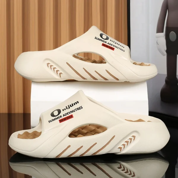 Männer Hausschuhe Sommer Neue 2025, Rutschen Sandalen EVA Weiche sohle Unisex Männer Frauen Familie Indoor Outdoor Walking Strand Schuhe jungen Mädchen 2
