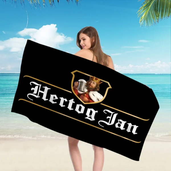 H-Hertog J-Jan Strandtuch, bunte Badetücher für Mädchen, Mikrofaser, schnell trocknend, individuell, sandfrei, Strand, Yoga, Spa, Fitnessstudio, Pool 6