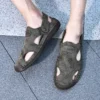 Neue Handgemachte Sommer Sandalen Männer Atmungsaktive Leder Schuhe Mann Im Freien Männer Sandalen Gleitschutz Strand Sandalen Hohl Schuhe Mode 5
