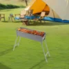 Tragbarer BBQ-Grill, zusammenklappbar, Camping-Grill, Holzkohlegrills