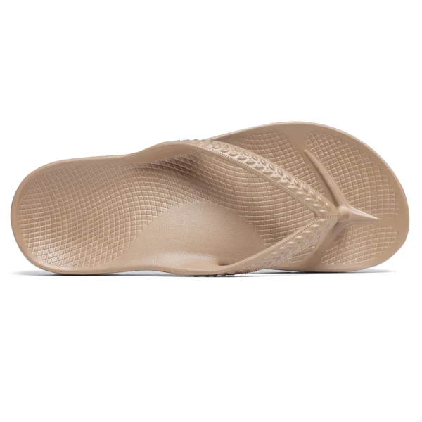 Gacimy Damen-Flip-Flops, Sommermode, orthopädische Sandalen, Outdoor-Strandpantoffeln mit Fußgewölbeunterstützung, Unisex-Haus-Baderutschen 4