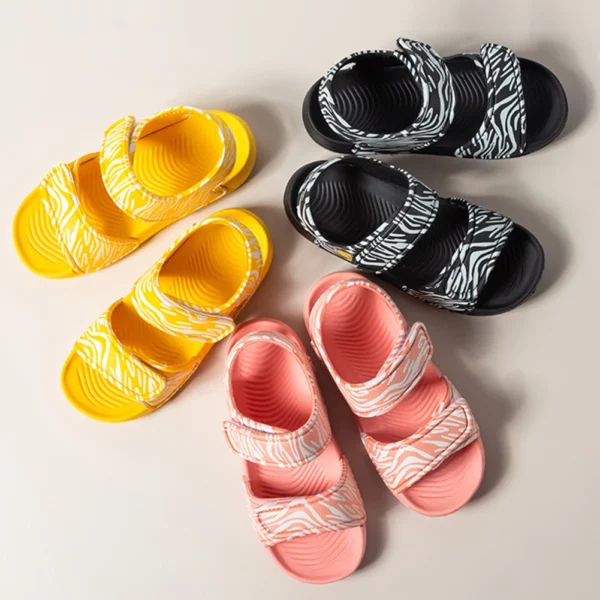 Kleinkind Jungen Mädchen Sandalen Rutschfeste Strandsandalen Kinder Sportsandalen Verstellbare Träger Offene Zehensandalen Sommerschuhe für den Sommer 3