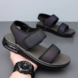 Männer Strand Wohnungen Open-toe männer Rutsche Sandalen Bequeme Sommer Schuhe Schnell Trocknend Waten Aqua Schuhe Alle-spiel Reise Männliche Sandalen