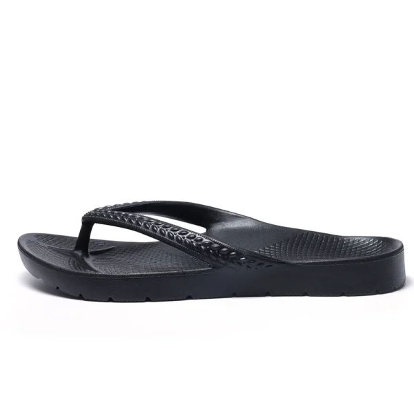 Kidmi Flip-Flops für Herren, Fußgewölbeunterstützung, Sommer-Orthesen-Sandalen zur Linderung von Plantarfasziitis, weiches Licht, Heim-Hausschuhe
