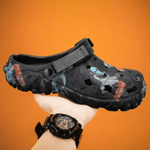 Herrenschuhe, weiche Hausschuhe, EVA-Herren-Clogs, Schuhe, leicht, Großhandel, Kunststoff-Clog, Herren-Strand-Arbeitssandalen mit Herren-Clogs und Pantoletten 2
