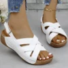 Frauen Sandalen Peep Toe Sommer Sandalen Mit Heels Schuhe Frau Keile Mit Hohen Absätzen Alias De Mujer Neue Schuhe Sommer Schuhe Frauen 2