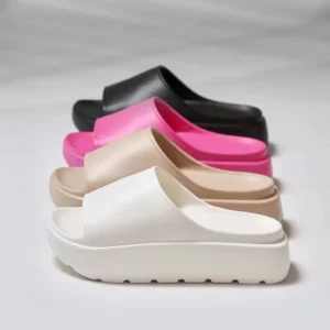 Sommer Strand Dicke Sohle Eva Hausschuhe Frauen Dicke Plattform Indoor Hause Rutschen Frau Leichte Rutschfeste Badezimmer Flip-Flops 2024