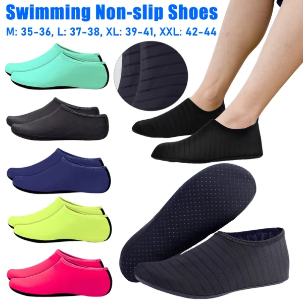 Aqua-Tauchsocken, Schwimmen, Tauchsocken, Slipper, rutschfeste Wasserschuhe, Sommer, Strand, Sandale, flacher Schuh für Wassersport, Damen und Herren