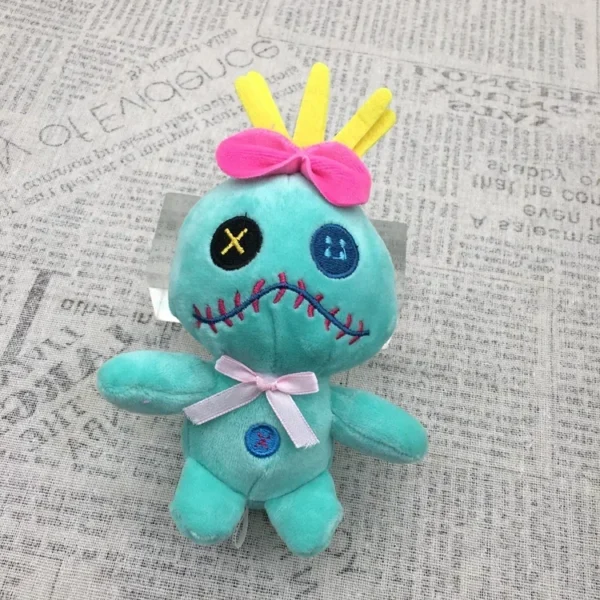 Disney Lilo und Stitch Plüschpuppe Spielzeug Blumenstrauß Stitch Tier Gefüllte Schlüsselanhänger Anhänger Mädchen Kinder Geburtstag Weihnachtsgeschenke 5