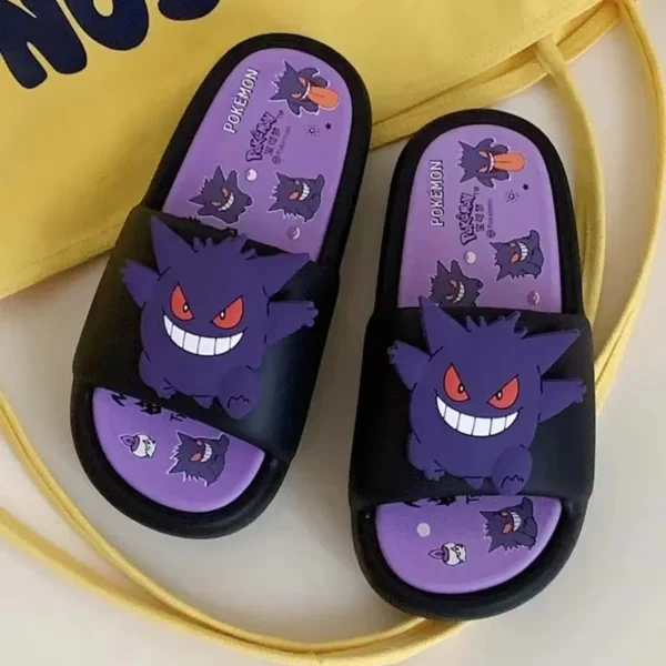Anime Gengar Erwachsene/Kinder Hausschuhe Cartoon Kawaii Netter Mann Frau Sommer Outdoor Sandalen Casual Atmungsaktive EVA Schuhe Geschenk 4