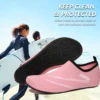 Nisex Wasser rutschfeste Sneaker Schwimmen Tauchsocken Sommer Aqua Strand Sandale Flacher Schuh Meer Slipper für Männer Frauen 3
