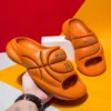 Hausschuhe für Herren im Sommer, trendig für Outdoor-Sportarten, rutschfeste und geruchsabweisende Sandalen mit doppeltem Verwendungszweck, Basketball-Hausschuhe