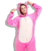 Disney Cosplay Kostüm Stich Kinder Erwachsene Mit Kapuze Pyjamas für Erwachsene Halloween Kleidung Winter Frauen Männer Cosplay Nachtwäsche 6