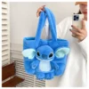 2025, Cartoon-Stich-Plüschpuppe, Umhängetasche, weiche Studententasche mit großem Fassungsvermögen, niedliche Mädchen-Handtasche 2