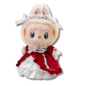 38 cm Labubu Frühling/Hochzeits-Outfit – Dekorative Babykleidung