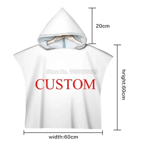 Baby Stich Bad Handtuch Kinder Mit Kapuze Cape Mantel Junge Mädchen Cartoon Schwimmen Strand Handtuch Kleinkind Robe Dekor 4