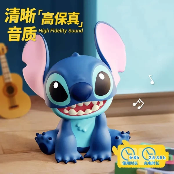 Stich Bluetooth Lautsprecher Desktop Ornament Cartoon Anime Peripherie Spielzeug Hohe Klangqualität Subwoofer Abschluss Geschenk Anzug 3