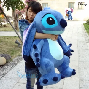 90cm große Größe heißen Stil Disney Stich Plüsch Puppe Spielzeug Anime Lilo & Stich ausgestopfte Puppe niedlichen Stich Plüsch Puppe Kinder Weihnachten Baby Geschenk