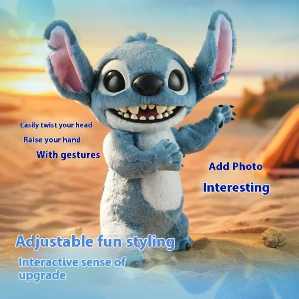 Neue Original Disney Stich Plüsch Figur Puppe 16/28 cm Kawaii Anime Stich Rucksack Anhänger Puppe Gefüllte Plushine Schlüsselbund spielzeug Geschenk 4