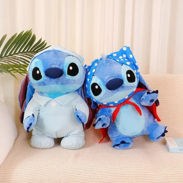 25/50 cm Disney Stich Pyjamas Mantel Serie Kawaii Plüsch Puppe Spielzeug Weiche Stofftier Sofa Zurück Kissen Kinder weihnachten Geschenke 3