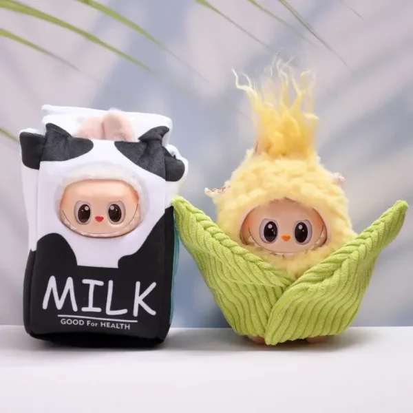 Für Labubu V1/V2/V3 Anime Puppe Kleidung Cartoon Cosplay Plüsch Puppe Kleidung DIY Anime Peripherie Dekor für Labubu Kleidung Geschenk 4