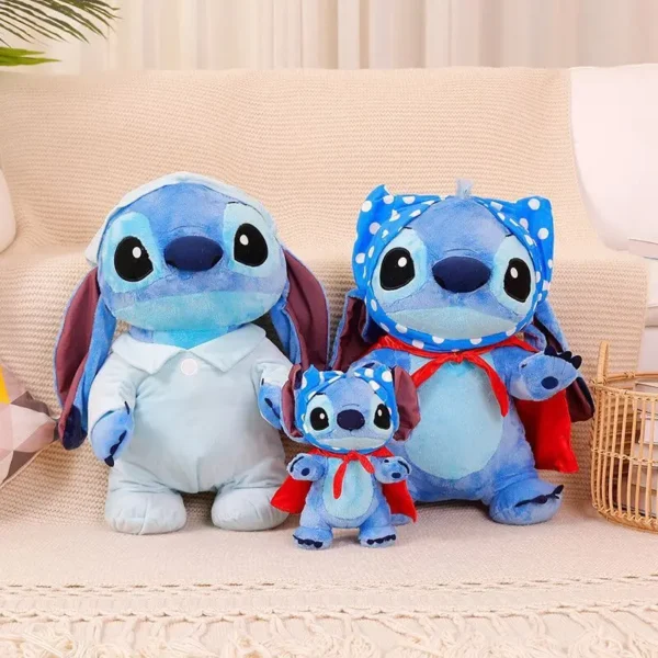 25/50 cm Disney Stich Pyjamas Mantel Serie Kawaii Plüsch Puppe Spielzeug Weiche Stofftier Sofa Zurück Kissen Kinder weihnachten Geschenke 2