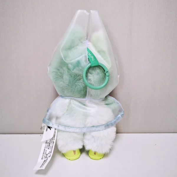 Labubu Kleidung für 15–17 cm V1 V2 V3 Plüsch Idol Puppenkleidung transparenter Regenmantel Regenstiefel Dekoration Zubehör Fans Geschenk 6
