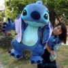 90cm große Größe heißen Stil Disney Stich Plüsch Puppe Spielzeug Anime Lilo & Stich ausgestopfte Puppe niedlichen Stich Plüsch Puppe Kinder Weihnachten Baby Geschenk 5