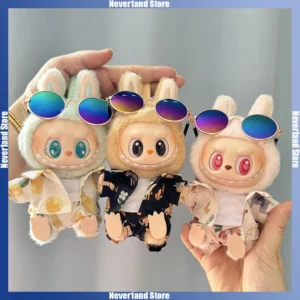 Labubu Puppenkleidung Beach Resort Style Overalls Labubu Idol V1 V2 Puppenkleidungszubehör 15/17 cm Plüschpuppe Universal