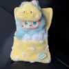 Für 15 cm 17 cm Labubu 3,0 Cartoon Stil Niedlichen Schlafsack Mit Augenmaske Labubu Kleidung Für Sammler Kleidung Spielzeug geschenk