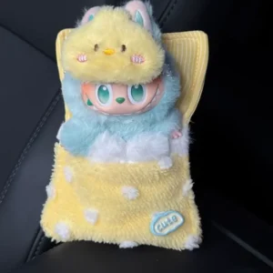 Für 15 cm 17 cm Labubu 3,0 Cartoon Stil Niedlichen Schlafsack Mit Augenmaske Labubu Kleidung Für Sammler Kleidung Spielzeug geschenk