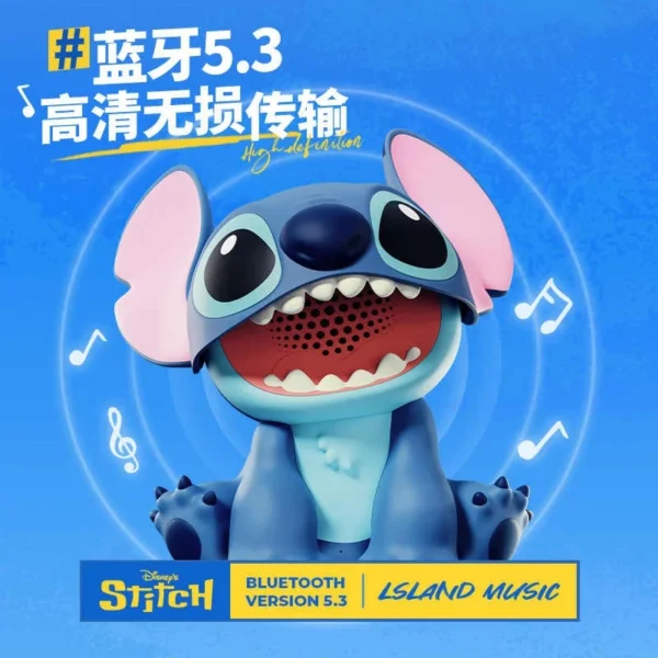 Stich Bluetooth Lautsprecher Desktop Ornament Cartoon Anime Peripherie Spielzeug Hohe Klangqualität Subwoofer Abschluss Geschenk Anzug 4