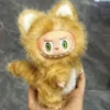 Neu eingetroffen für 17 cm Labubu-Kleidung, handgefertigte Cartoon-Pelzkleidung, japanische Anime-Hakimi-Katze, Sternenhimmel, Kleidungszubehör 3