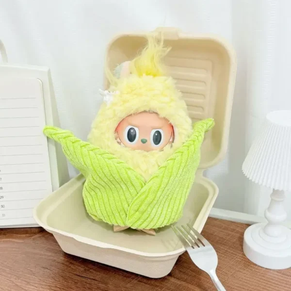 Für Labubu V1/V2/V3 Anime Puppe Kleidung Cartoon Cosplay Plüsch Puppe Kleidung DIY Anime Peripherie Dekor für Labubu Kleidung Geschenk 2